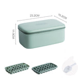 Dual-Layer Ice Cube Tray with Lid