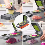 Multi-Function Vegetable Chopper & Slicer Set