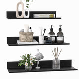 Black Floating Shelves