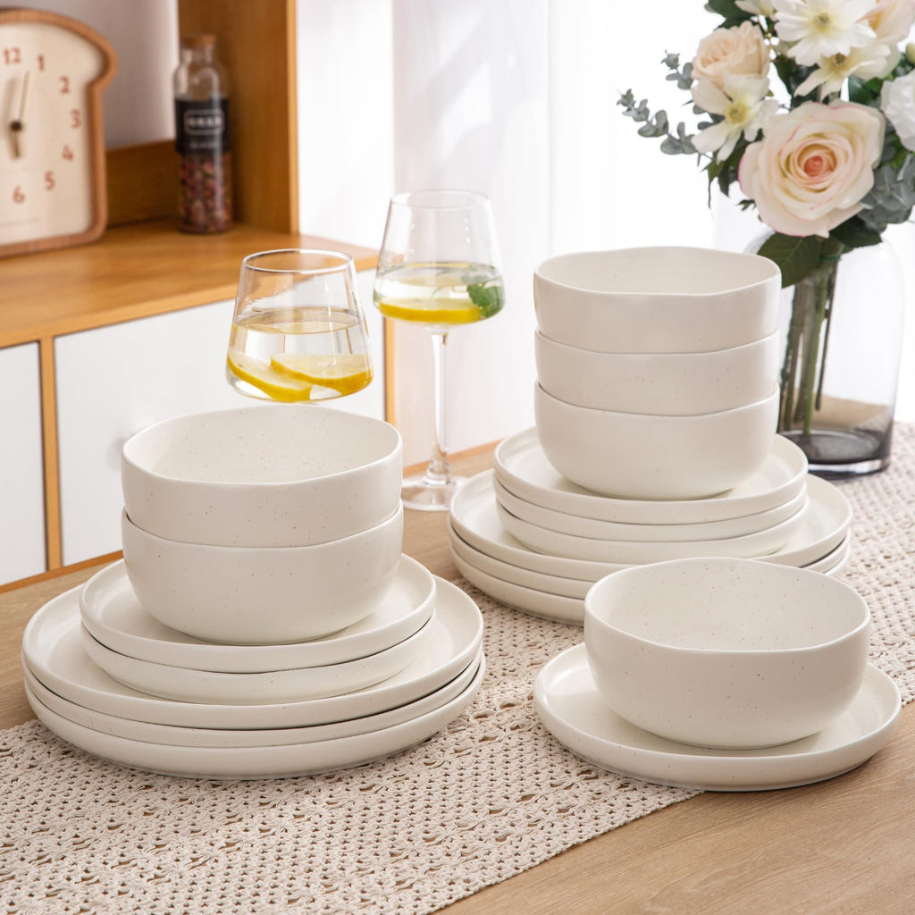 White Ceramic Dinnerware Set