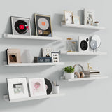 White Floating Shelves for Kitchen