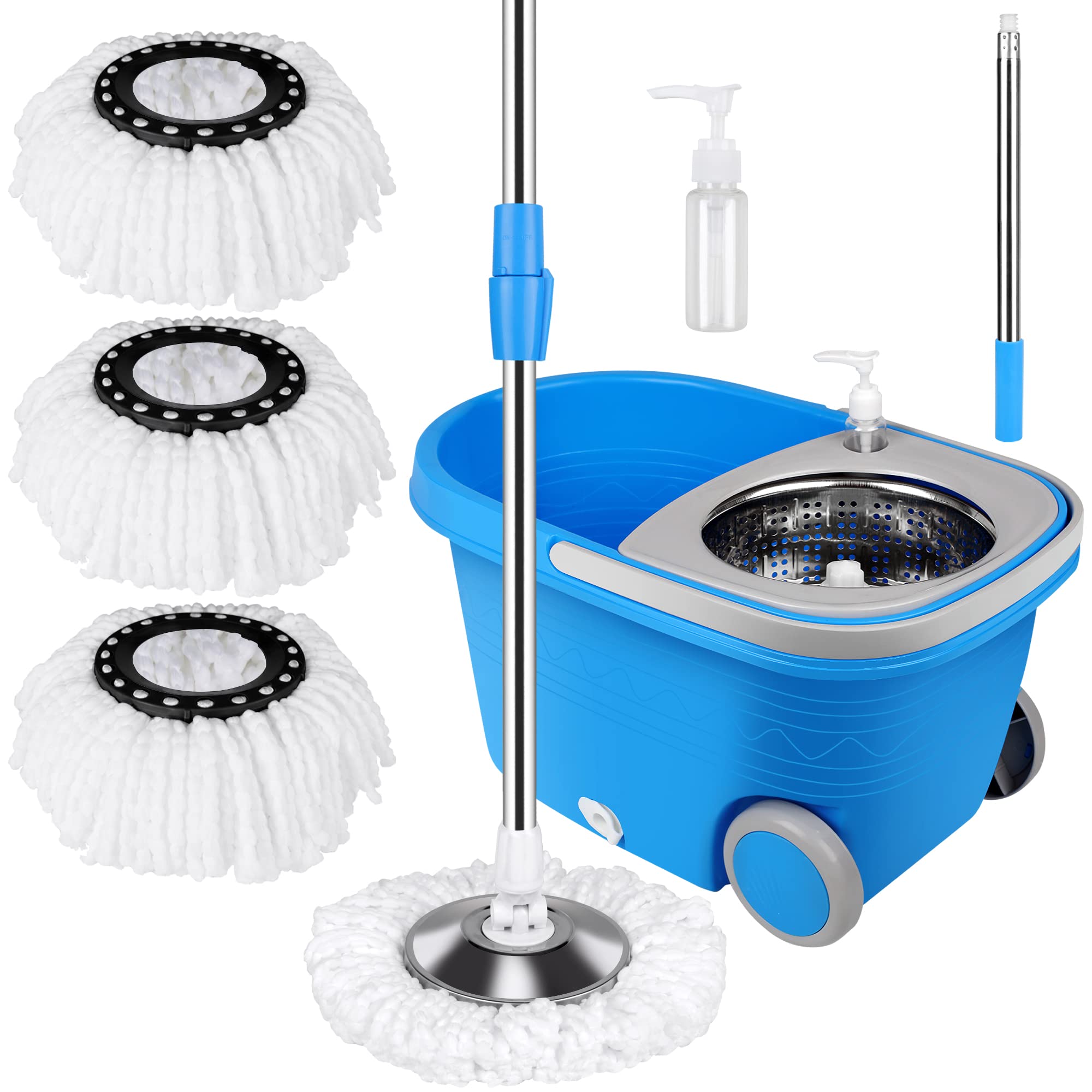 Mop and Bucket with Wringer Set