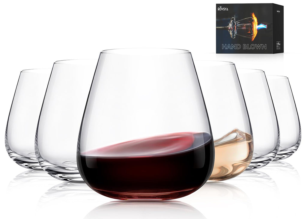 Hand Blown Wine Glasses