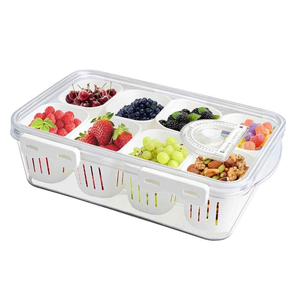 Divided Serving Tray with Lid