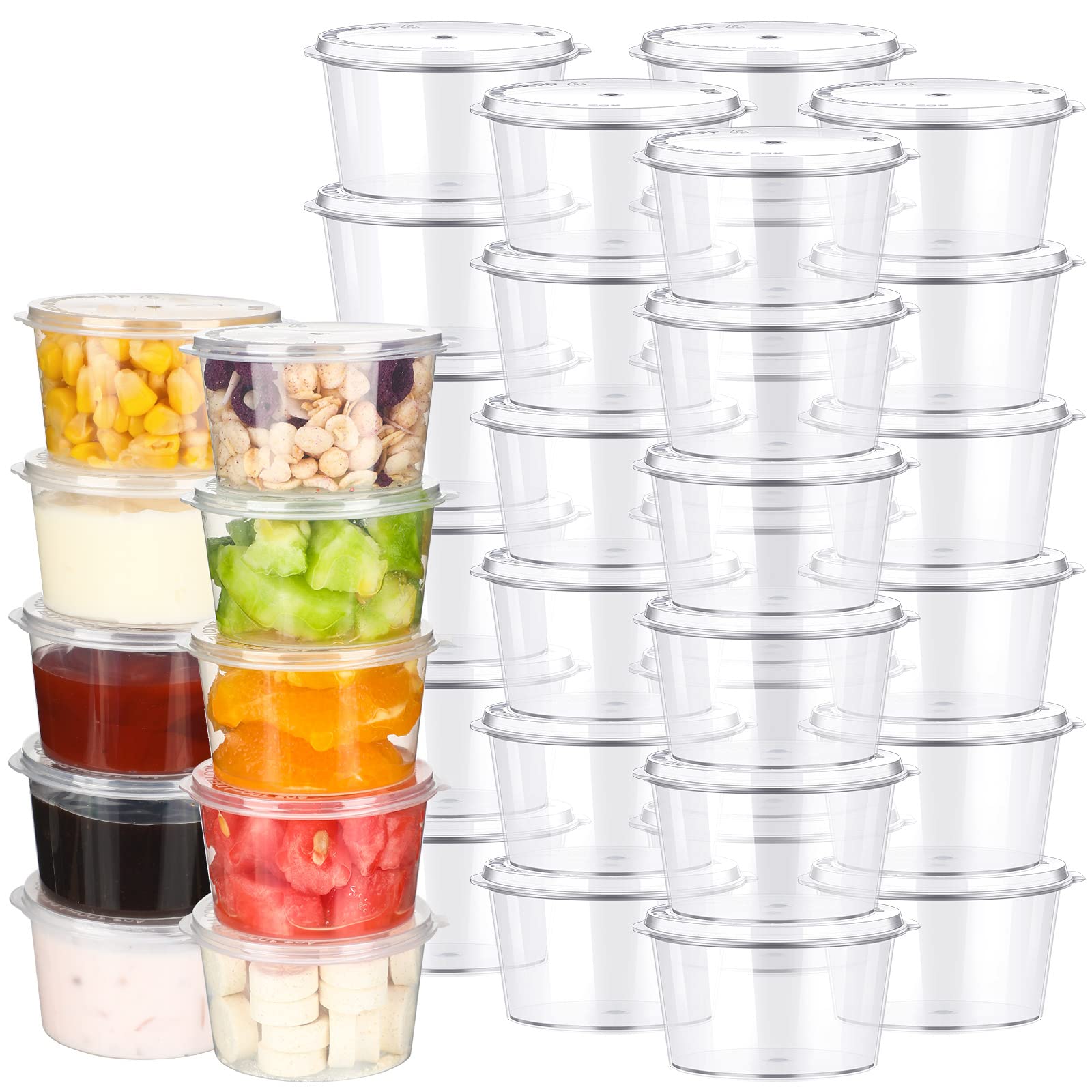 100 Pcs Disposable Storage Containers