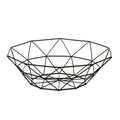 Geometric Metal Wire Fruit Bowl