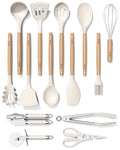 White Silicone Cooking Utensils Set