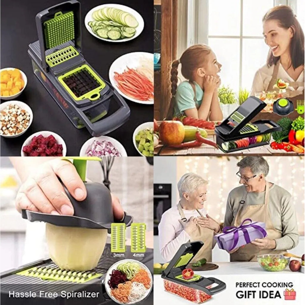 Multi-Function Vegetable Chopper & Slicer Set
