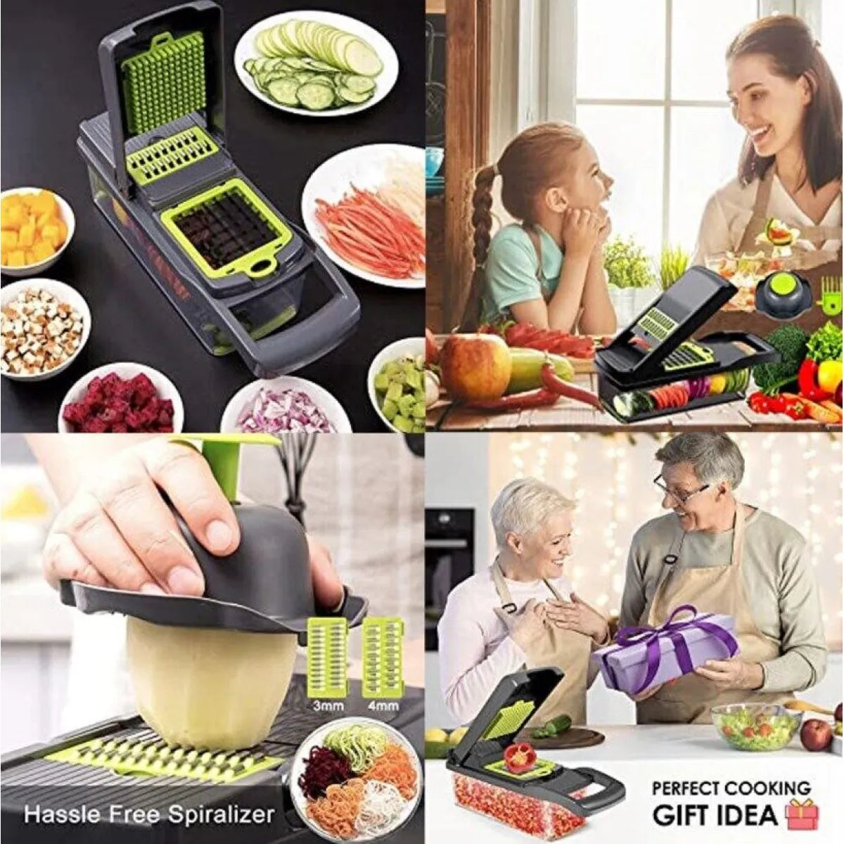 Multi-Function Vegetable Chopper & Slicer Set