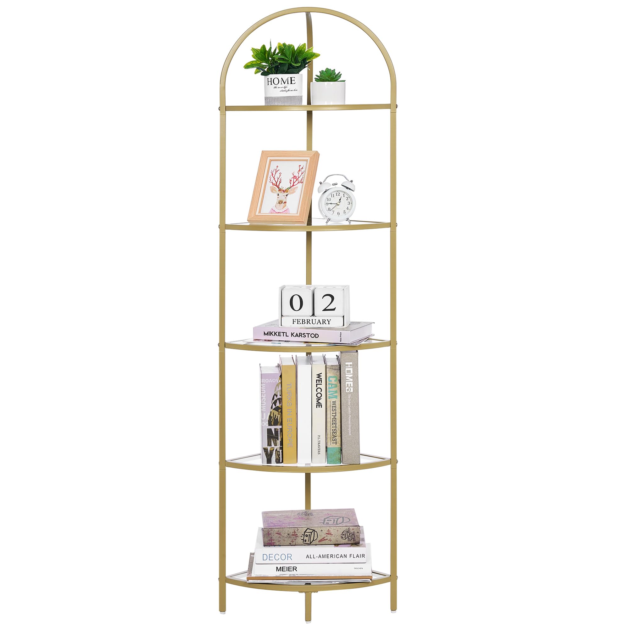 5-Tier Corner Shelf Stand