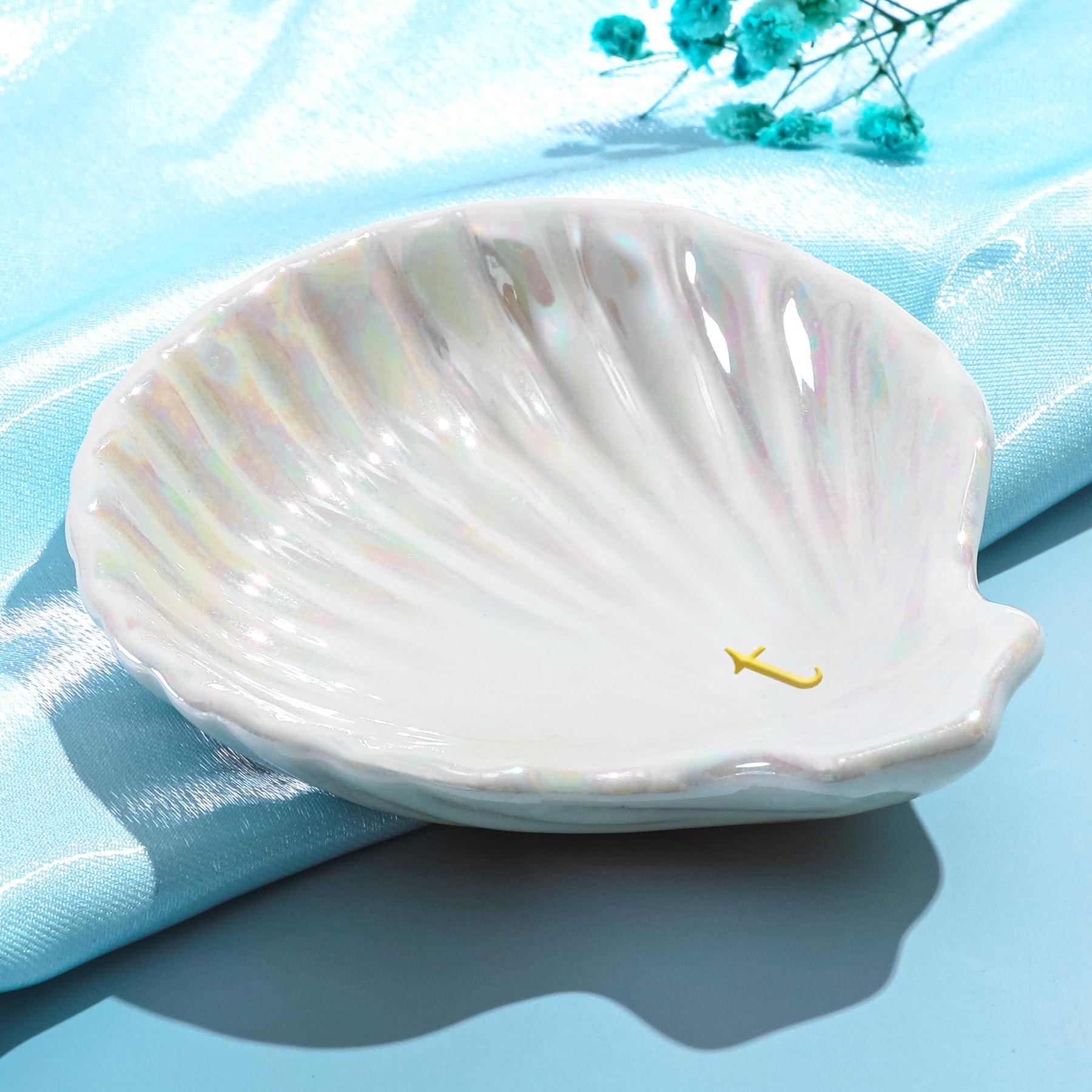 Shell Ceramic Ring Tray
