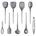 Grey Silicone Cooking Utensil Set