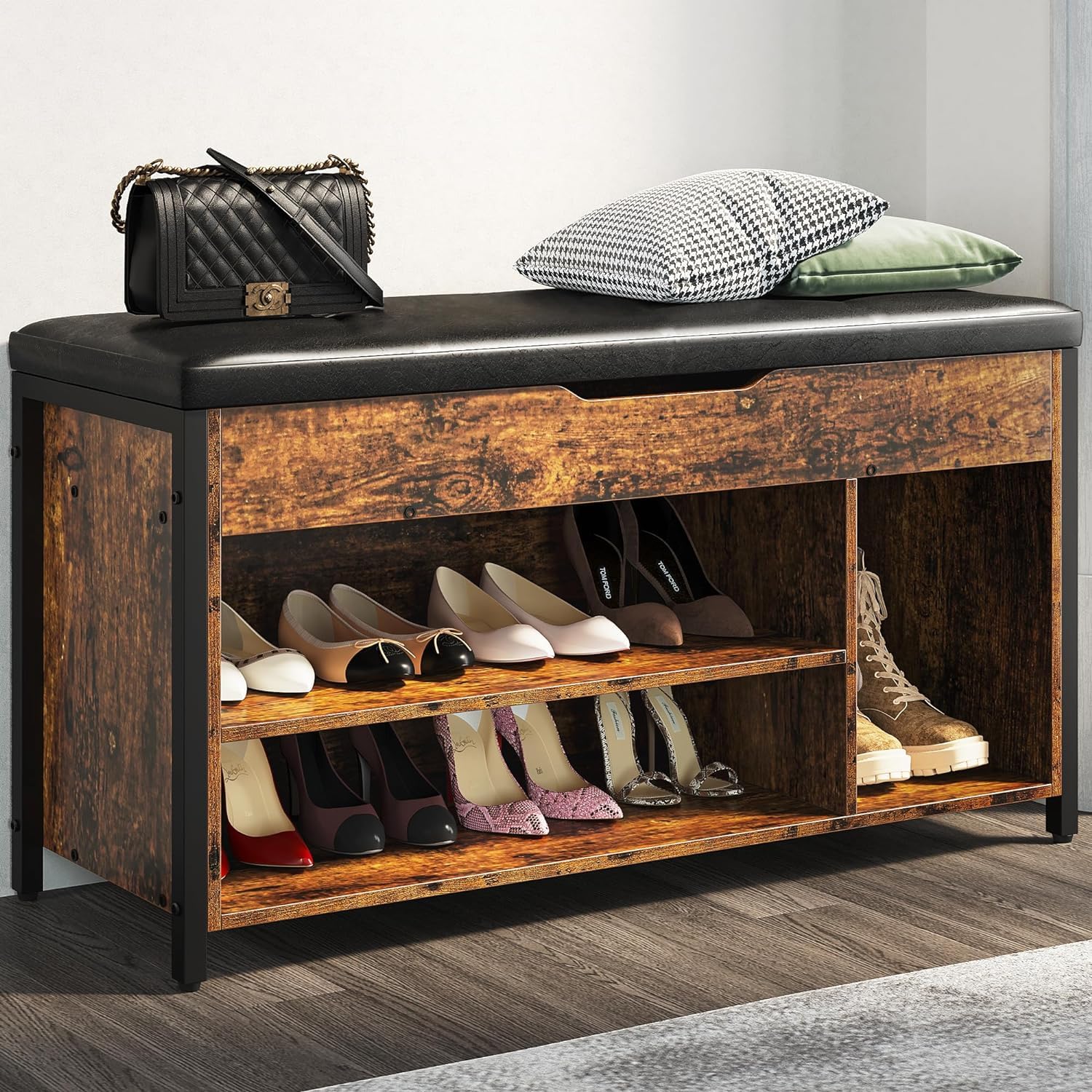 Shoe Bench Storage