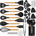 Black Silicone Cooking Utensils