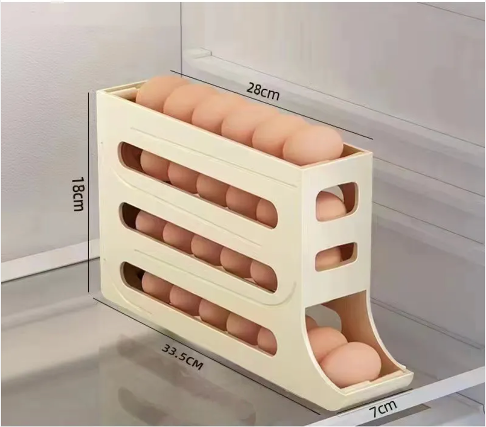 4-Layer Automatic Egg Roller Tray