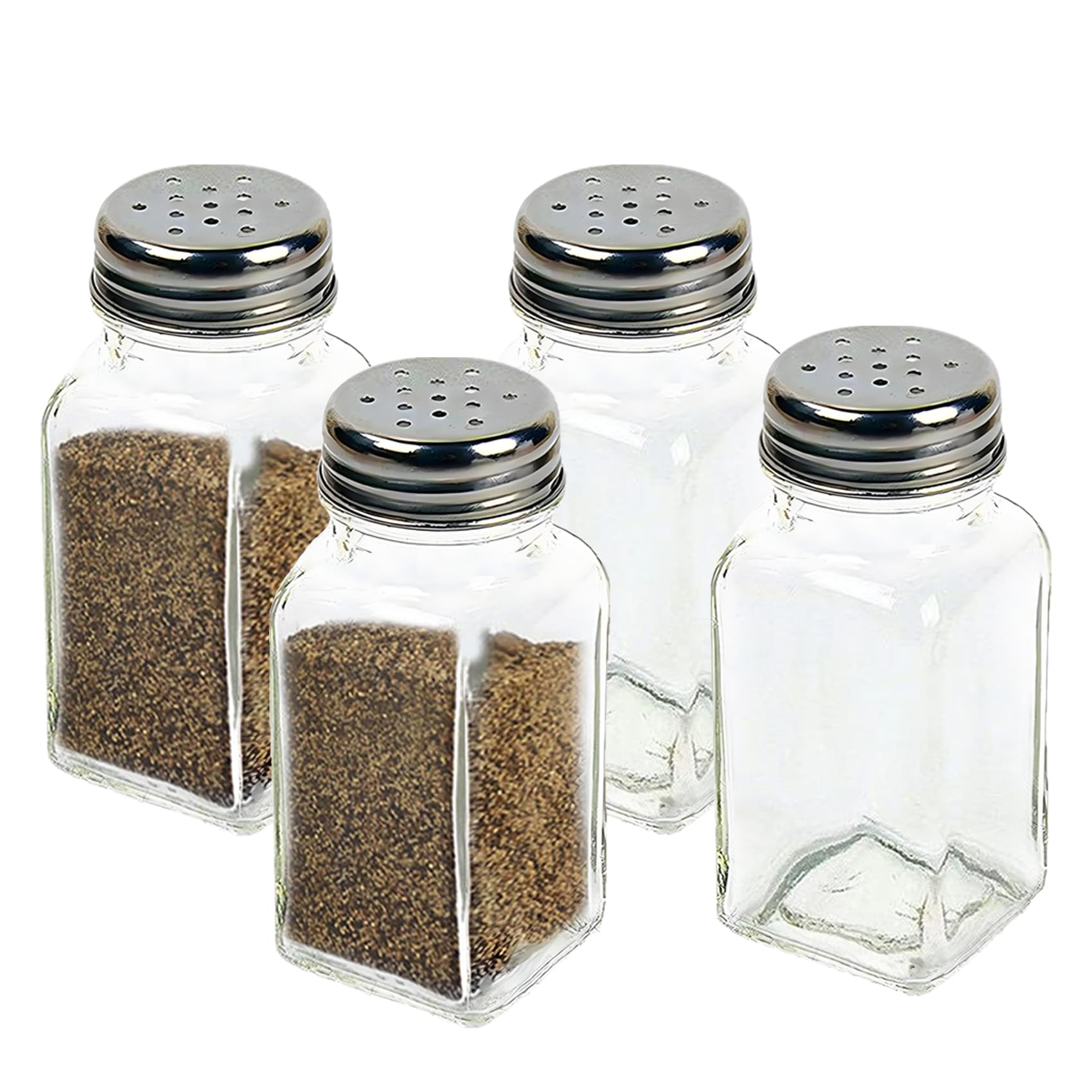 Glass Salt and Pepper Shakers