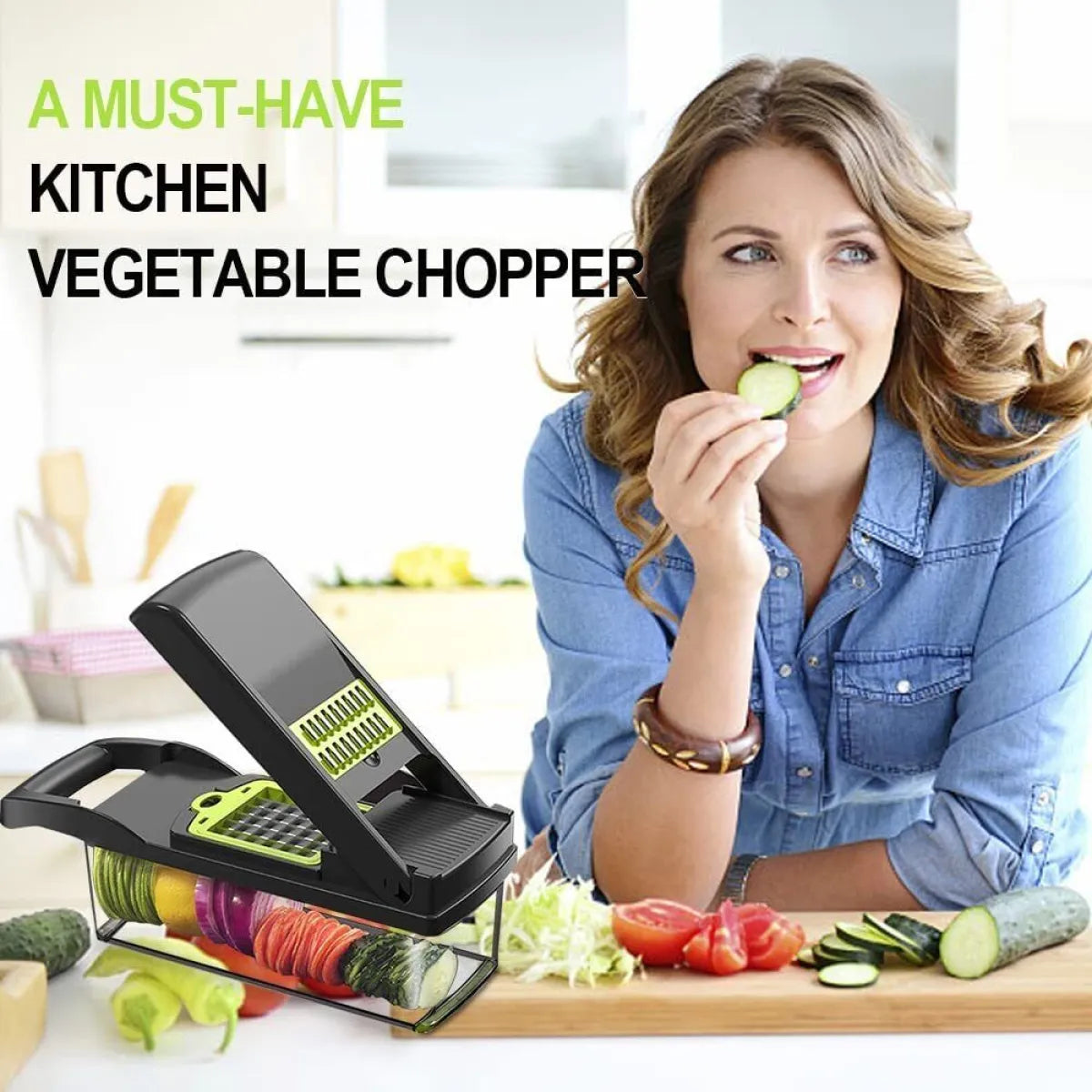 Multi-Function Vegetable Chopper & Slicer Set