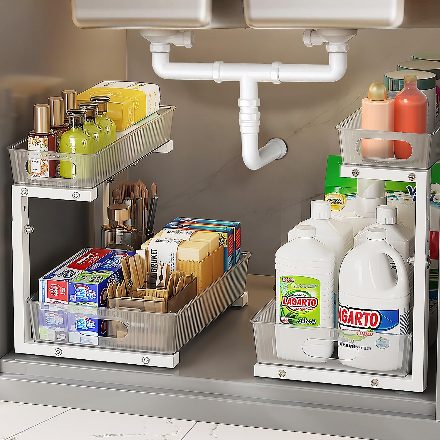 Under Kitchen Sink Organizer