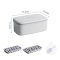 Dual-Layer Ice Cube Tray with Lid
