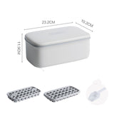 Dual-Layer Ice Cube Tray with Lid