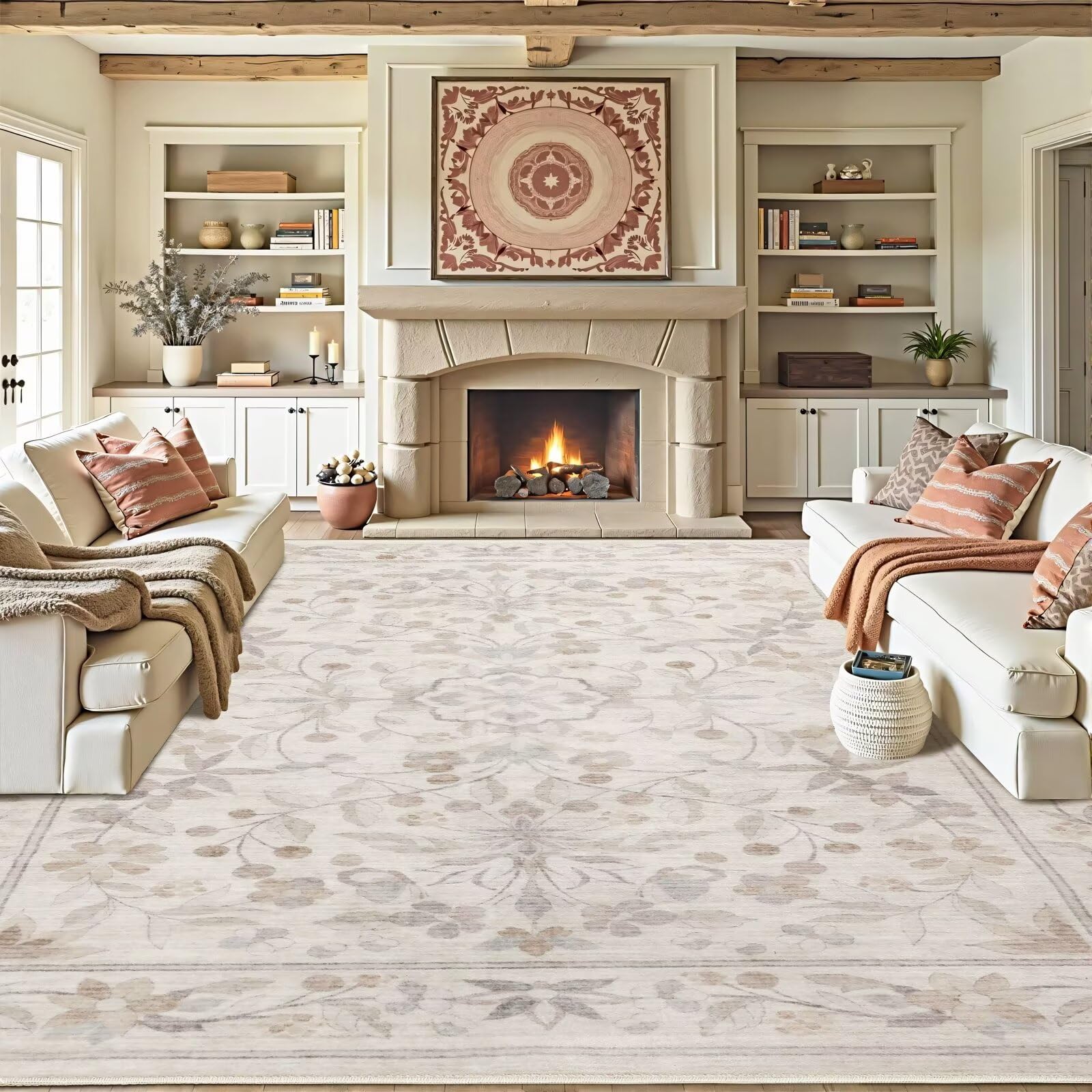 Vintage Style Area Rug
