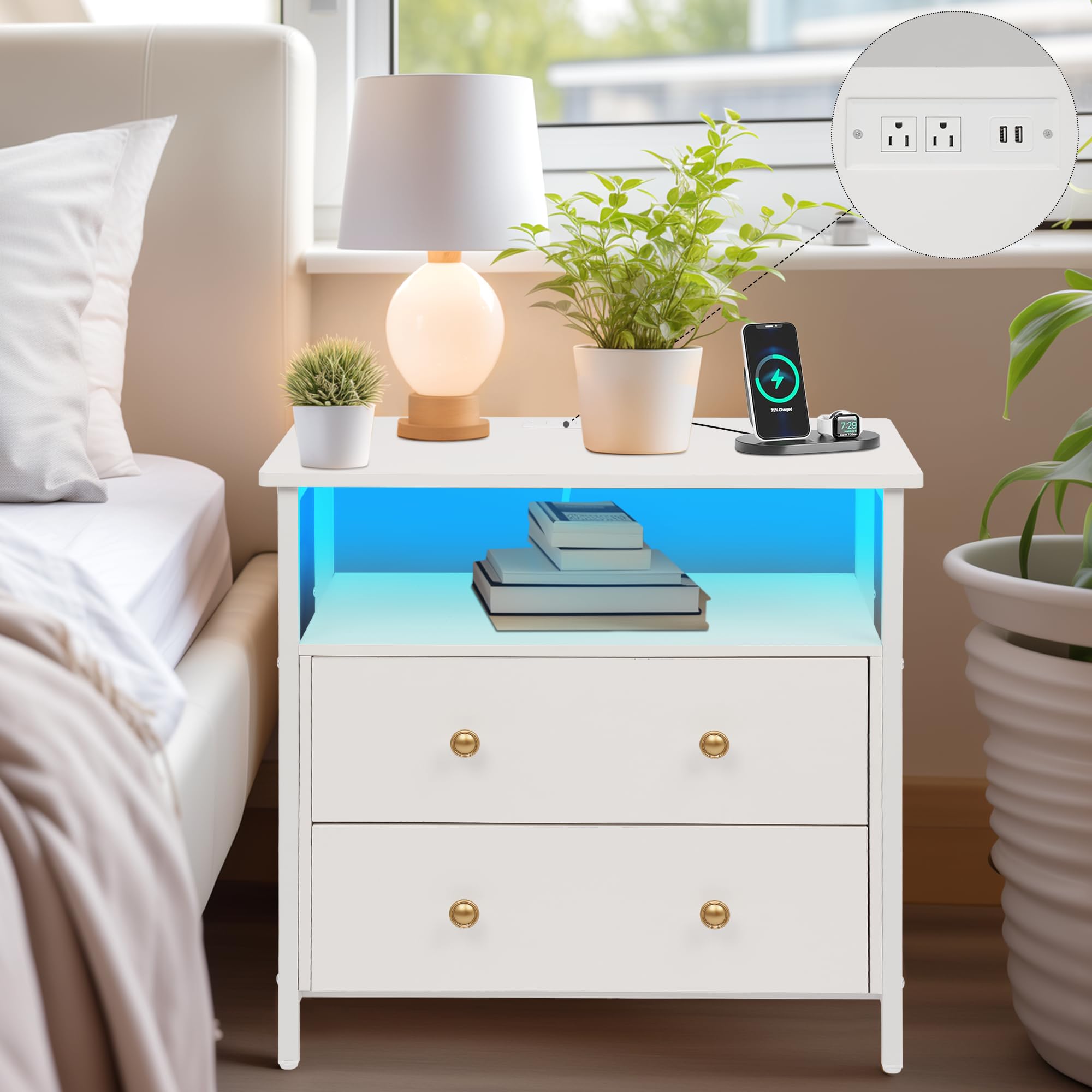 Bedside Nightstand