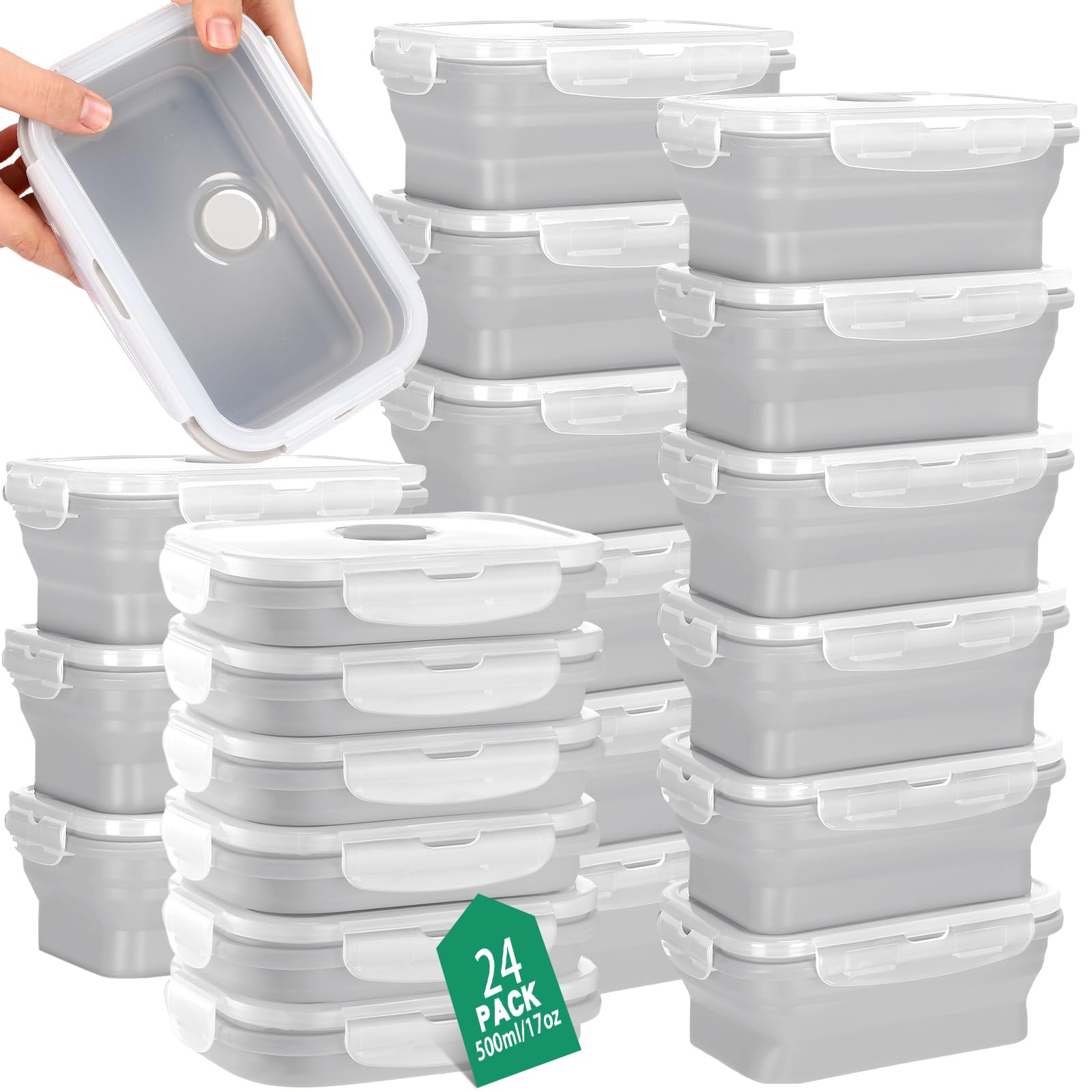 Silicone Collapsible Food Storage Containers