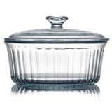 2.4QT Round Glass Dish