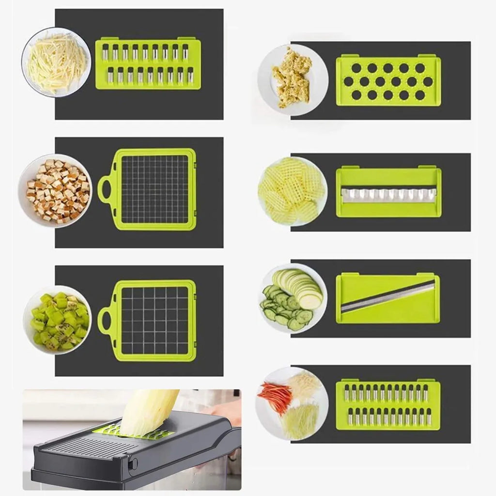 Multi-Function Vegetable Chopper & Slicer Set