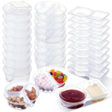2 Compartment Snack/Condiment Containers