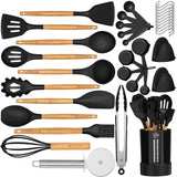 Black Silicone Cooking Utensils