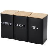 Coffee, Sugar, Tea Canister Set