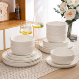 White Ceramic Dinnerware Set