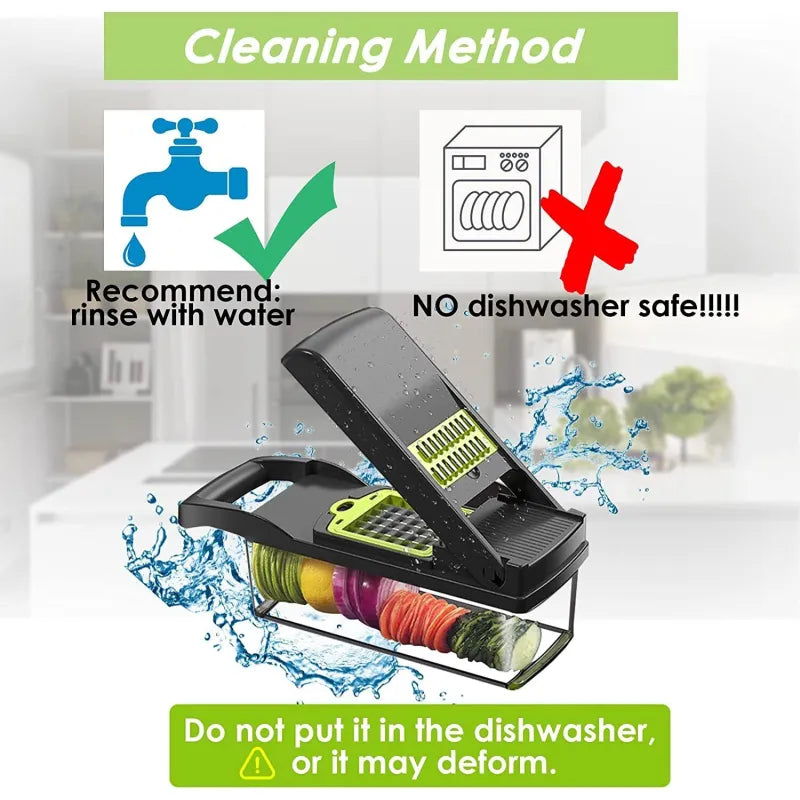 Multi-Function Vegetable Chopper & Slicer Set