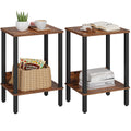Rustic Brown Side Tables