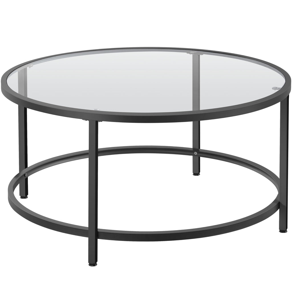 Round Glass Coffee Table