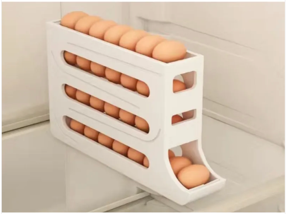 4-Layer Automatic Egg Roller Tray
