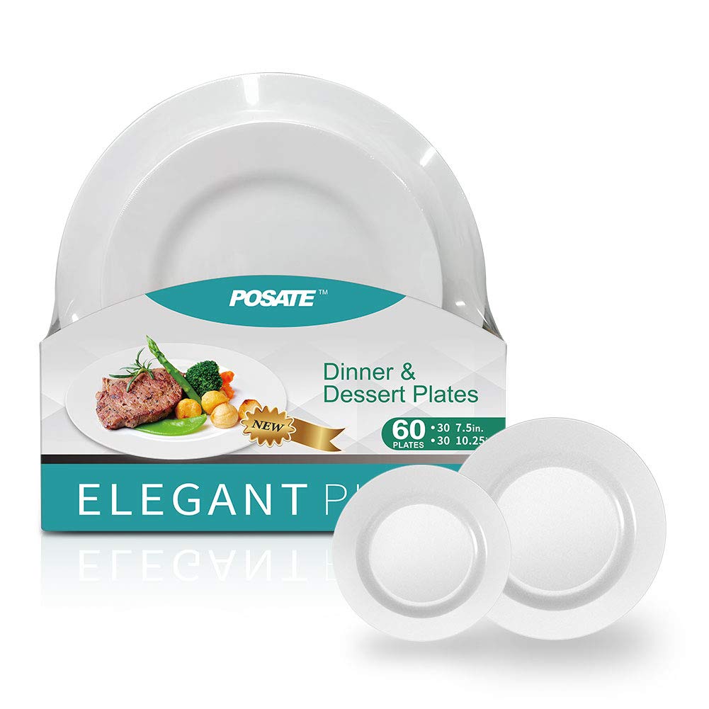 White Disposable Plates