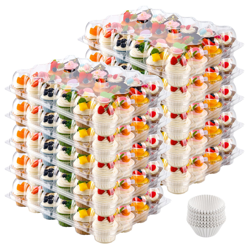 24 Count Cupcake Containers