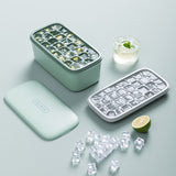 Dual-Layer Ice Cube Tray with Lid