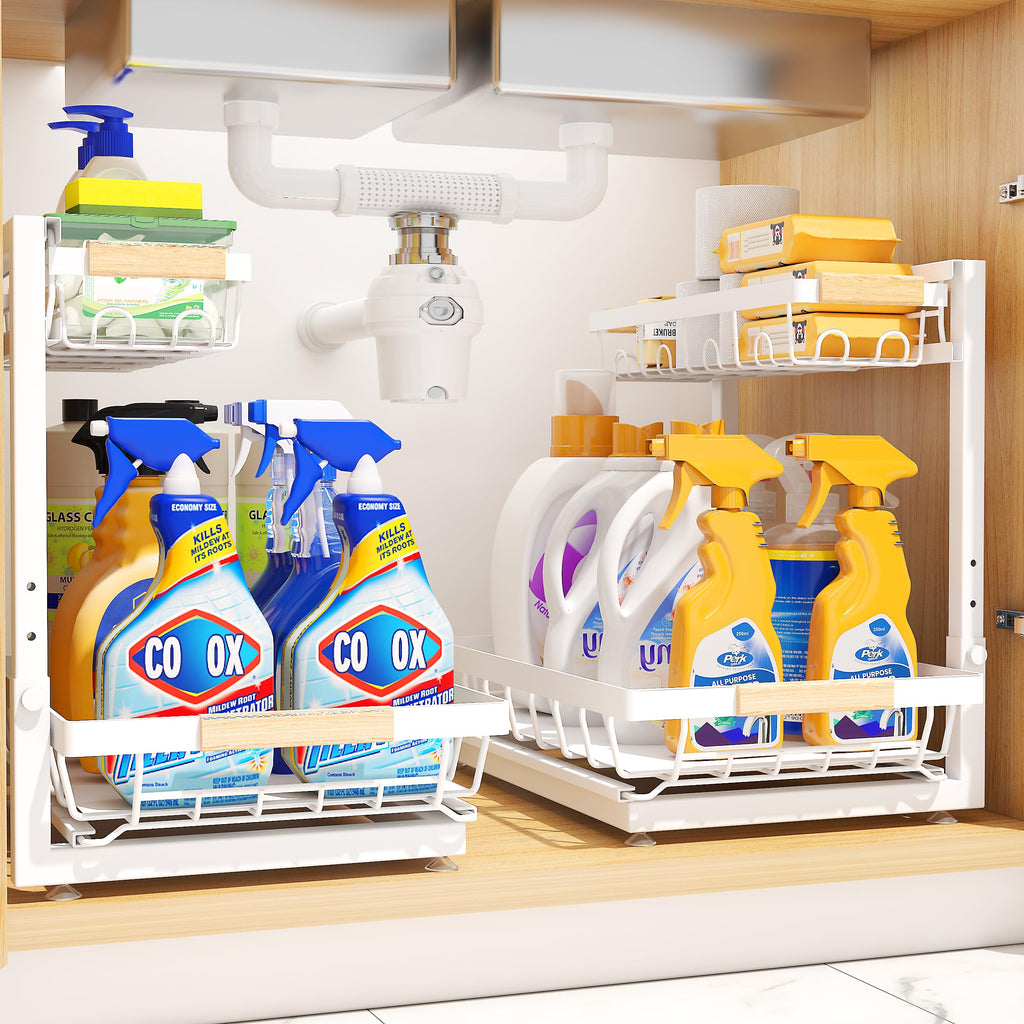 Adjustable Under The Sink Organizer
