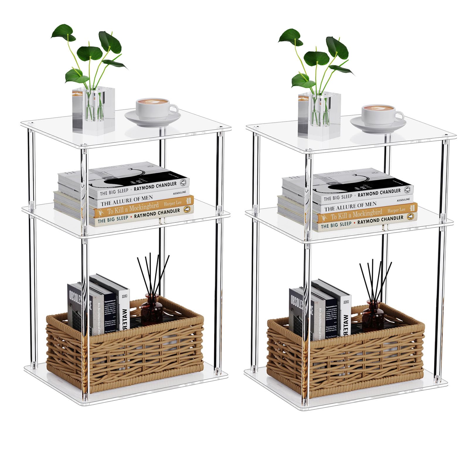 Clear Acrylic Side Table
