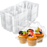 4 Compartment Cupcake Containers