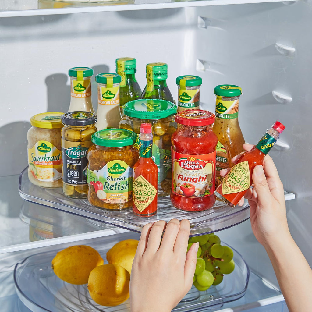 Lazy Susan Turntable Organizer for Refrigerator