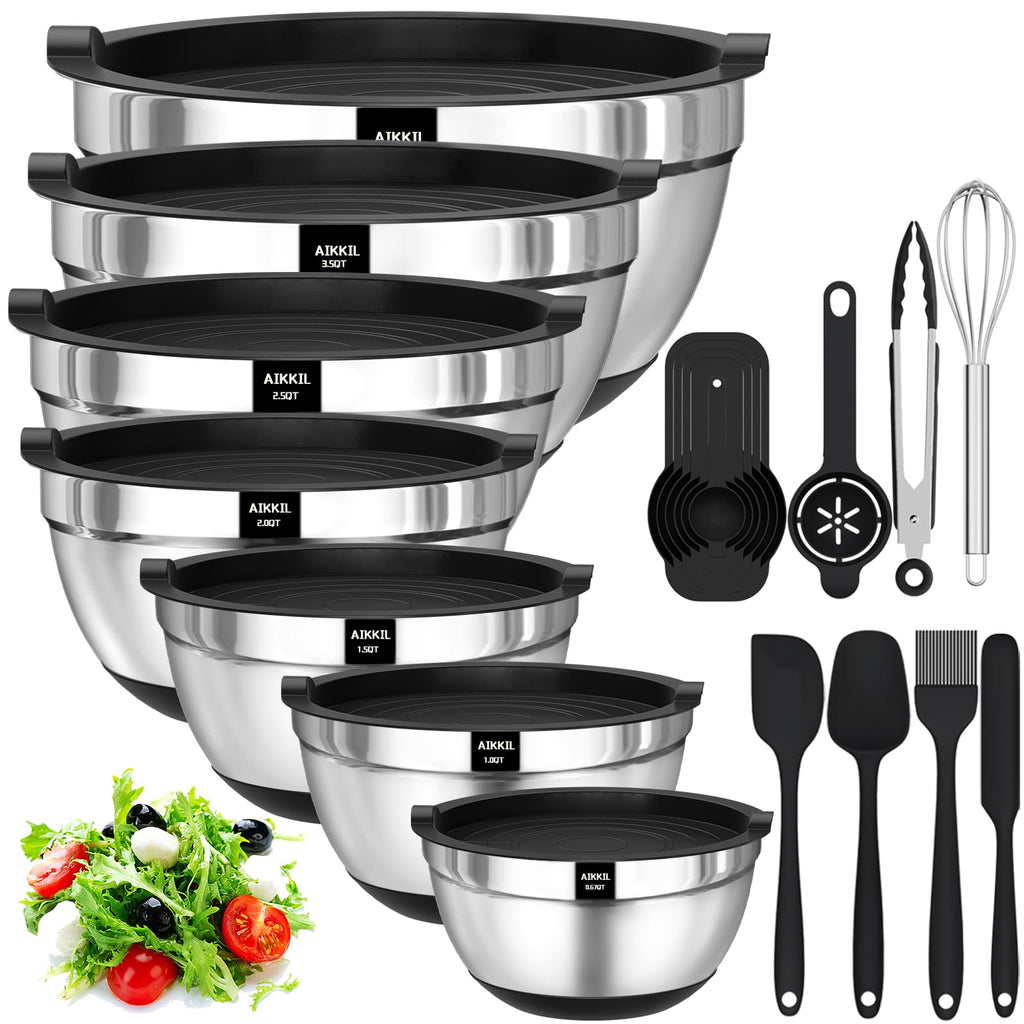 Non-Slip Silicone Mixing Bowls