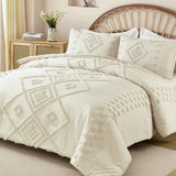 King Cream/Beige Comforter Set