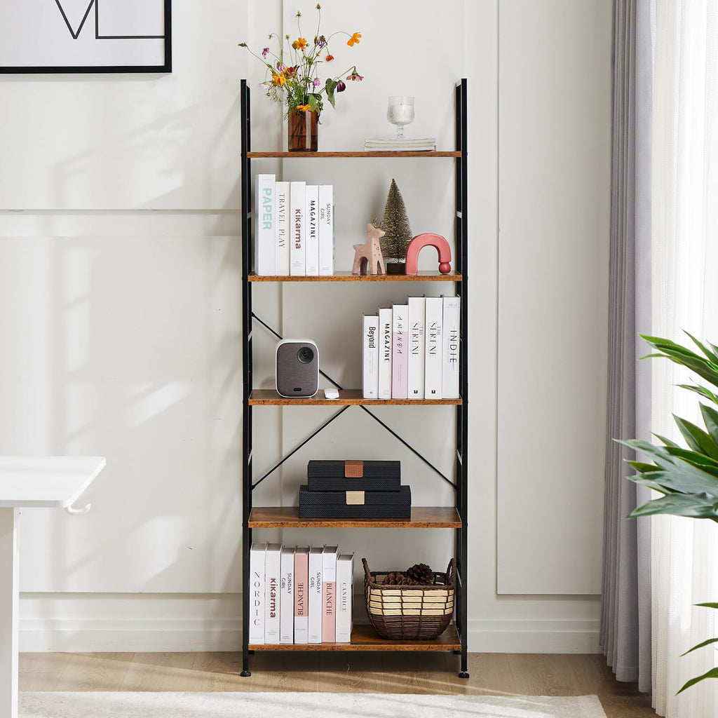 Modern Book Shelf Storage Organizer