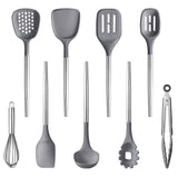 Grey Silicone Cooking Utensil Set